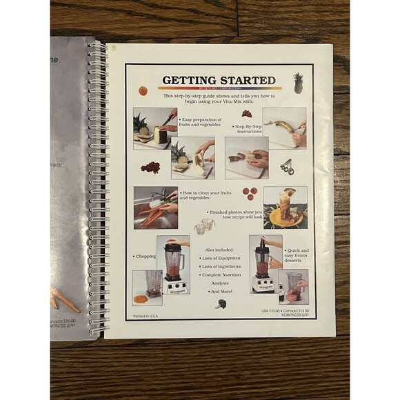 VITA-MIX Recipes and Instructions For Household Use Book Guide Lot of 2 - Picture 7 of 7